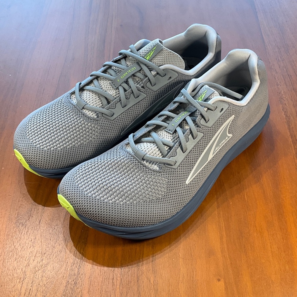 Altra Escalante 4 Gray Sneakers with Lime Highlights